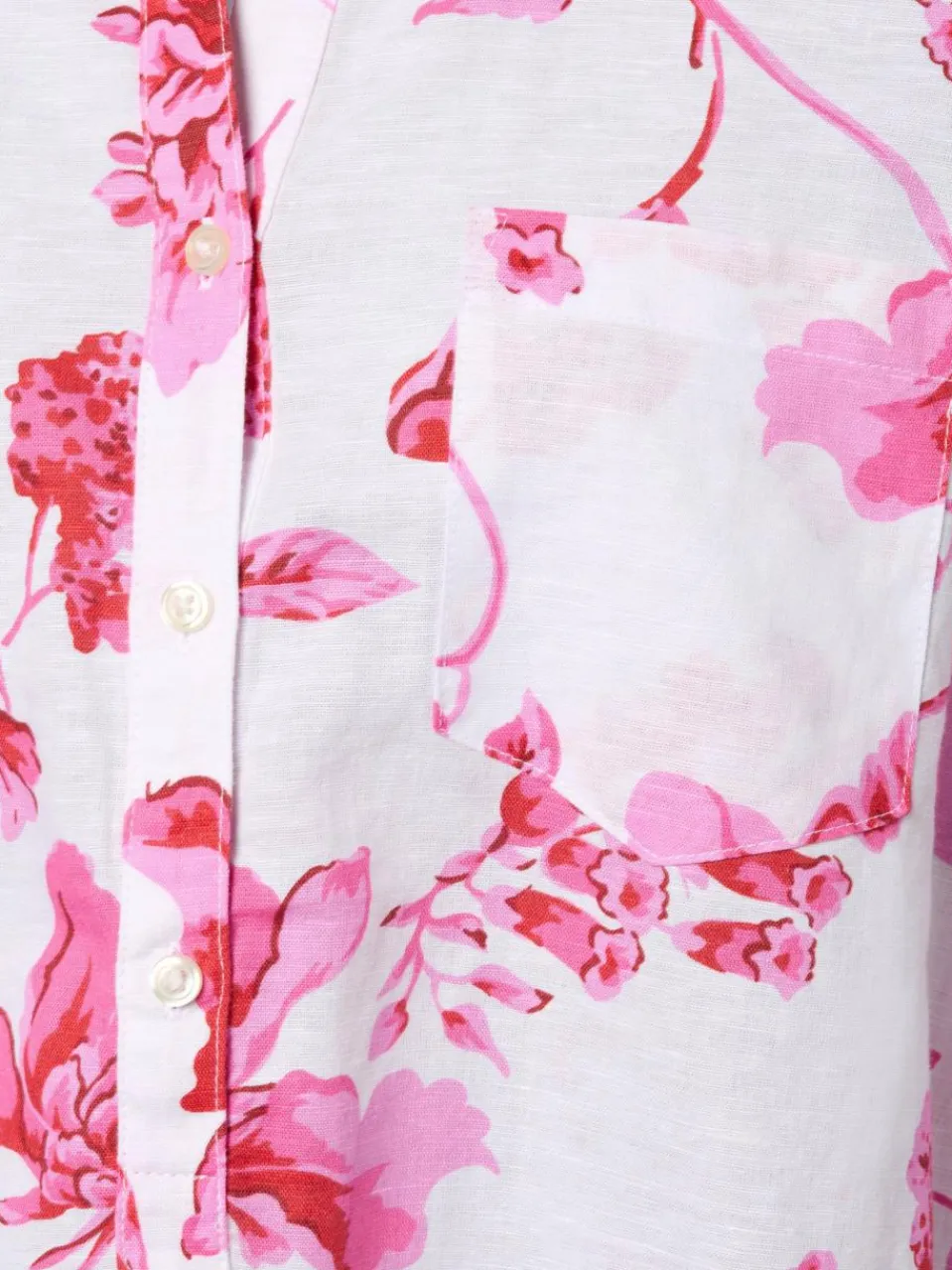 Damen Franco Callegari Blusen>Damen Tunikabluse mit Leinenanteil