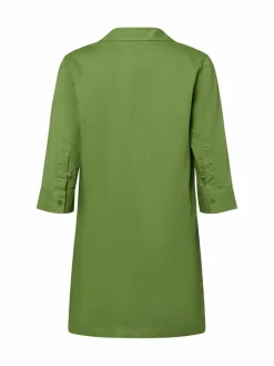 Franco Callegari Blusen<Damen Tunikabluse mit Leinen-Anteil - Winnie erbse uni