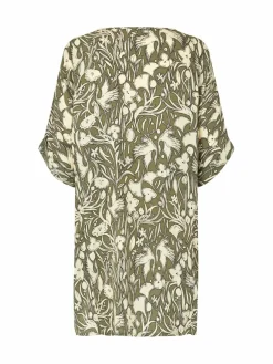 Masai Kleider<Damen Tunikakleid grün gemustert
