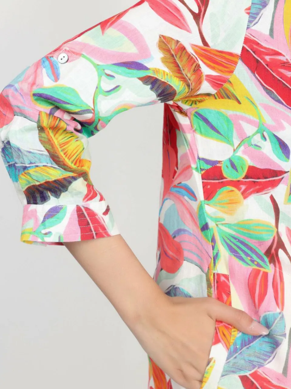 Vicci Germany Kleider<Damen Tunikakleid mehrfarbig bedruckt