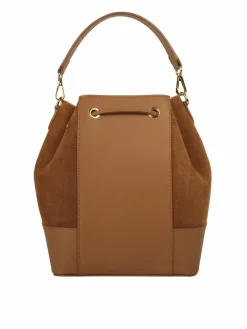 Samantha Look Taschen & Rucksäcke<Damen Umhängetasche cognac uni