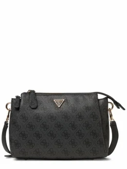 GUESS Taschen & Rucksäcke<Damen Umhängetasche anthrazit gemustert