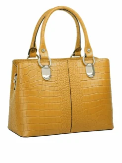 Cluty Taschen & Rucksäcke<Damen Umhängetasche gelb gemustert