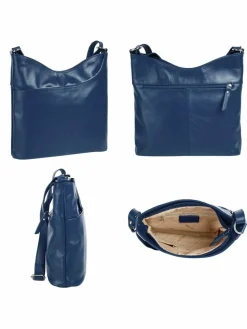 Samantha Look Taschen & Rucksäcke<Damen Umhängetasche blau uni