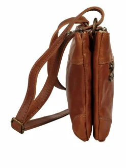 piké Taschen & Rucksäcke<Damen Umhängetasche braun uni