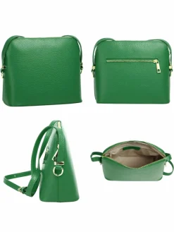 Cluty Taschen & Rucksäcke<Damen Umhängetasche grün uni