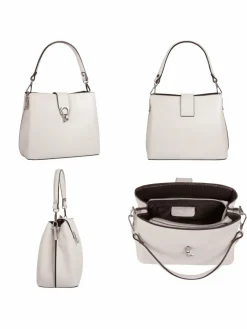 Cluty Taschen & Rucksäcke<Damen Umhängetasche weiß uni