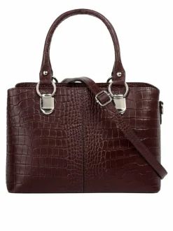 Cluty Taschen & Rucksäcke<Damen Umhängetasche braun gemustert