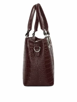 Cluty Taschen & Rucksäcke<Damen Umhängetasche braun gemustert