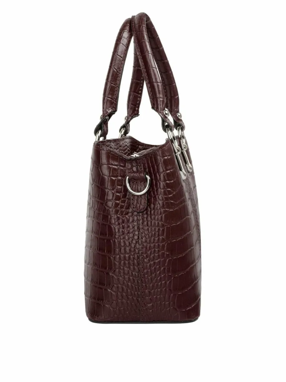 Cluty Taschen & Rucksäcke<Damen Umhängetasche braun gemustert