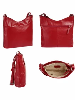 Samantha Look Taschen & Rucksäcke<Damen Umhängetasche rot uni