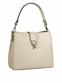 Cluty Taschen & Rucksäcke<Damen Umhängetasche beige uni