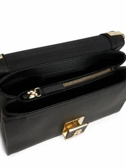 Tommy Hilfiger Taschen & Rucksäcke<Damen Umhängetasche schwarz uni