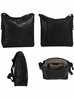 Spikes & Sparrow Taschen & Rucksäcke<Damen Umhängetasche schwarz uni