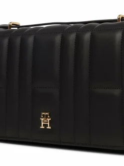 Tommy Hilfiger Taschen & Rucksäcke<Damen Umhängetasche schwarz uni