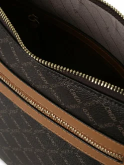 L.Credi Taschen & Rucksäcke<Damen Umhängetasche - Filiberta schoko braun gemustert