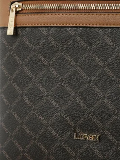 L.Credi Taschen & Rucksäcke<Damen Umhängetasche - Filiberta schoko braun gemustert