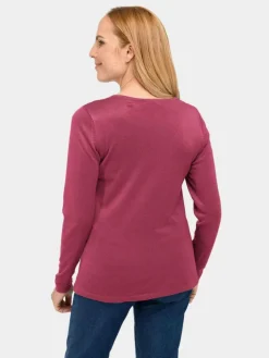 Damen Goldner Pullover & Strickjacken>Damen V-Pullover - Unkomplizierter Pullover mit V-Ausschnitt