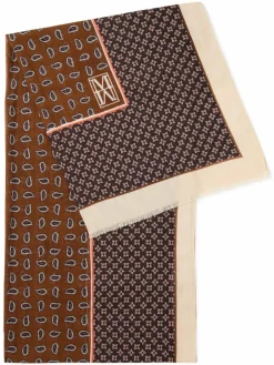 Marc O'Polo Schals & Tücher<Damen Webtuch braun mehrfarbig gemustert