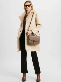 Nümph Jacken & Westen<Damen Wendemantel - NUElliot beige uni