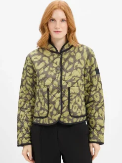 Marc Cain Sports Jacken & Westen<Damen Wende-Steppjacke lind oliv gemustert