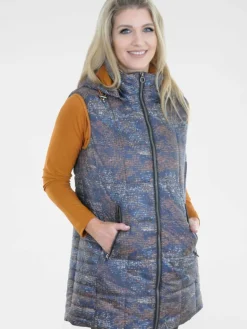 Navigazione Jacken & Westen<Damen Weste mehrfarbig bedruckt