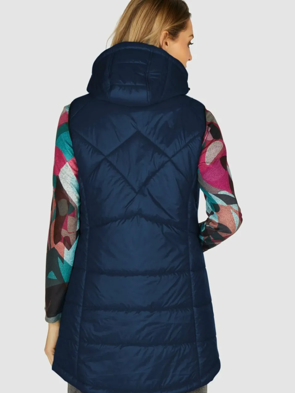 Navigazione Jacken & Westen<Damen Weste blau uni