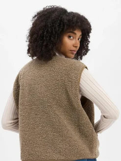 american vintage Jacken & Westen<Damen Weste - Hoktown braun uni