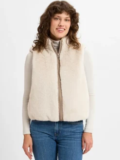 Damen Marie Lund Jacken & Westen>Damen Weste zum Wenden