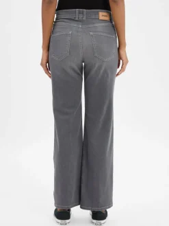 Angels Jeans|Hosen<Damen Wide Fit Jeans - Lara grau uni