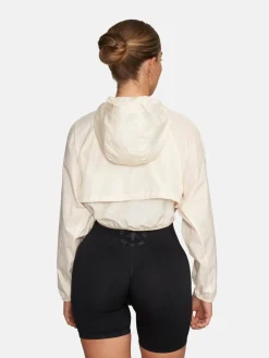 Gold's Gym Jacken & Westen<Damen Windjacke weiß uni