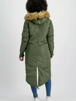 Alpha Industries Jacken & Westen<Damen Winterjacke grün uni