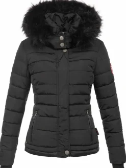 Navahoo Jacken & Westen<Damen Winterjacke - Chloe schwarz uni