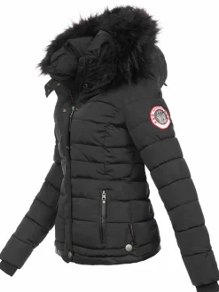 Navahoo Jacken & Westen<Damen Winterjacke - Chloe schwarz uni