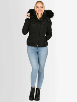Navahoo Jacken & Westen<Damen Winterjacke - Chloe schwarz uni