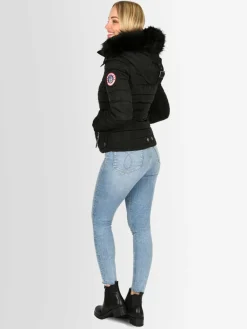 Navahoo Jacken & Westen<Damen Winterjacke - Chloe schwarz uni