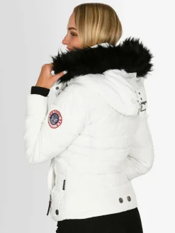 Navahoo Jacken & Westen<Damen Winterjacke - Chloe weiß uni