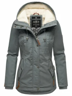 Marikoo Jacken & Westen<Damen Winterjacke - Bikoo blau uni