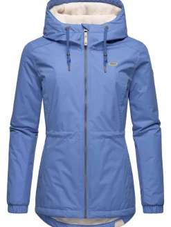 Ragwear Jacken & Westen<Damen Winterjacke - Dankka Warm blau uni