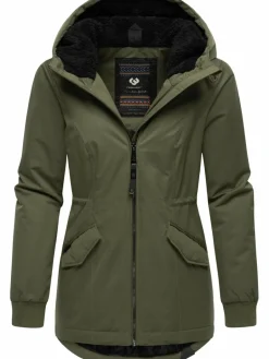 Ragwear Jacken & Westen<Damen Winterjacke - Dowey Warm Rain oliv uni