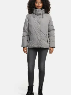 Navahoo Jacken & Westen<Damen Winterjacke - Frostii XIV grau uni