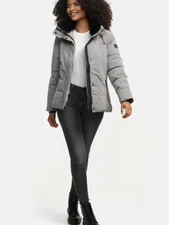 Navahoo Jacken & Westen<Damen Winterjacke - Frostii XIV grau uni