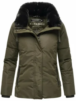Navahoo Jacken & Westen<Damen Winterjacke - Frostii XIV oliv uni