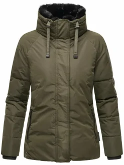 Navahoo Jacken & Westen<Damen Winterjacke - Frostii XIV oliv uni