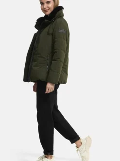 Navahoo Jacken & Westen<Damen Winterjacke - Frostii XIV oliv uni