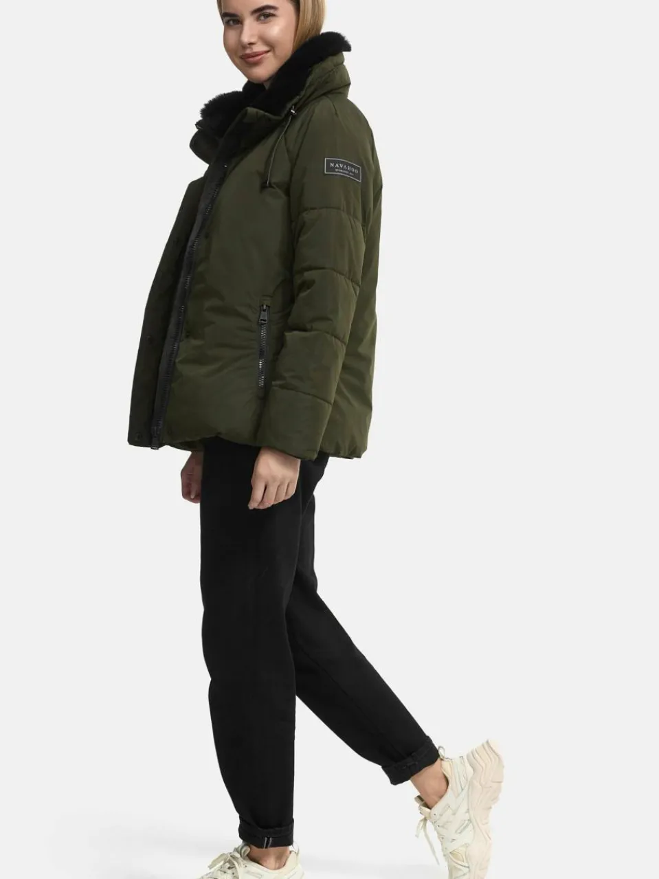 Navahoo Jacken & Westen<Damen Winterjacke - Frostii XIV oliv uni