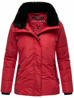 Navahoo Jacken & Westen<Damen Winterjacke - Frostii XIV rot uni