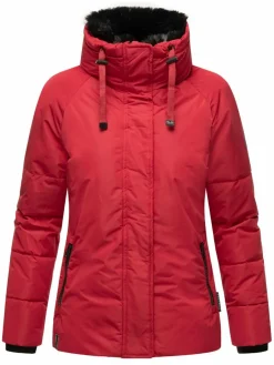 Navahoo Jacken & Westen<Damen Winterjacke - Frostii XIV rot uni