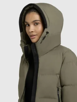 Khujo Jacken & Westen<Damen Winterjacke - Liev-YM grün uni