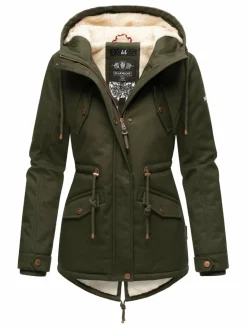 Marikoo Jacken & Westen<Damen Winterjacke - Manolya oliv uni